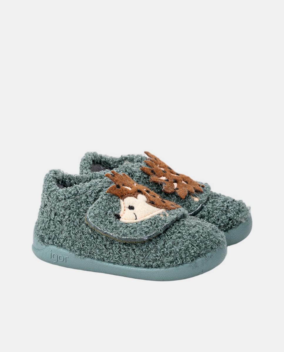 Pantufas de Criança com Conceito Barefoot Medium Verde-8