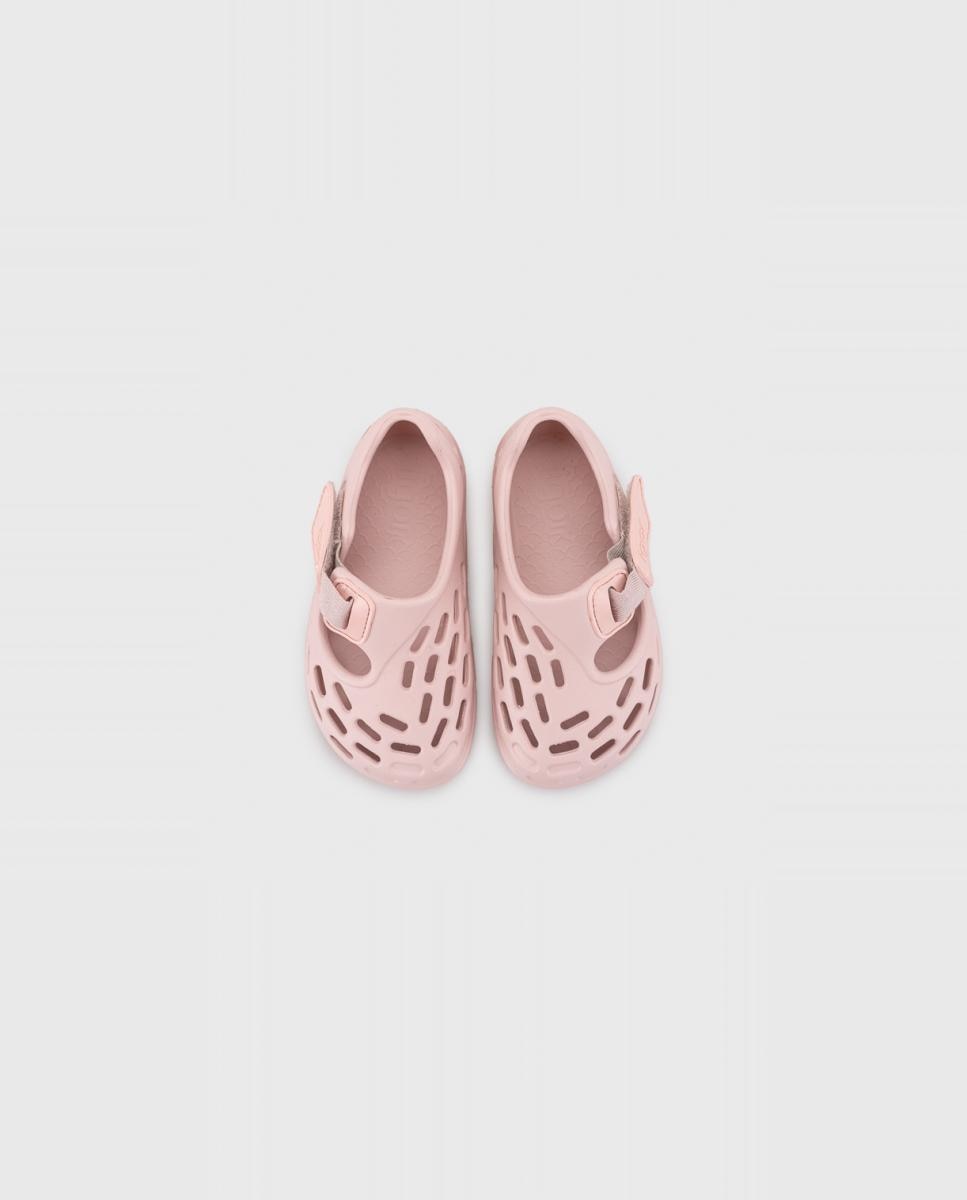 Sandálias Monocolor de E.V.A. Super Ligeira Desenhadas com Conceito Barefoot Medium Rosa pálido-3
