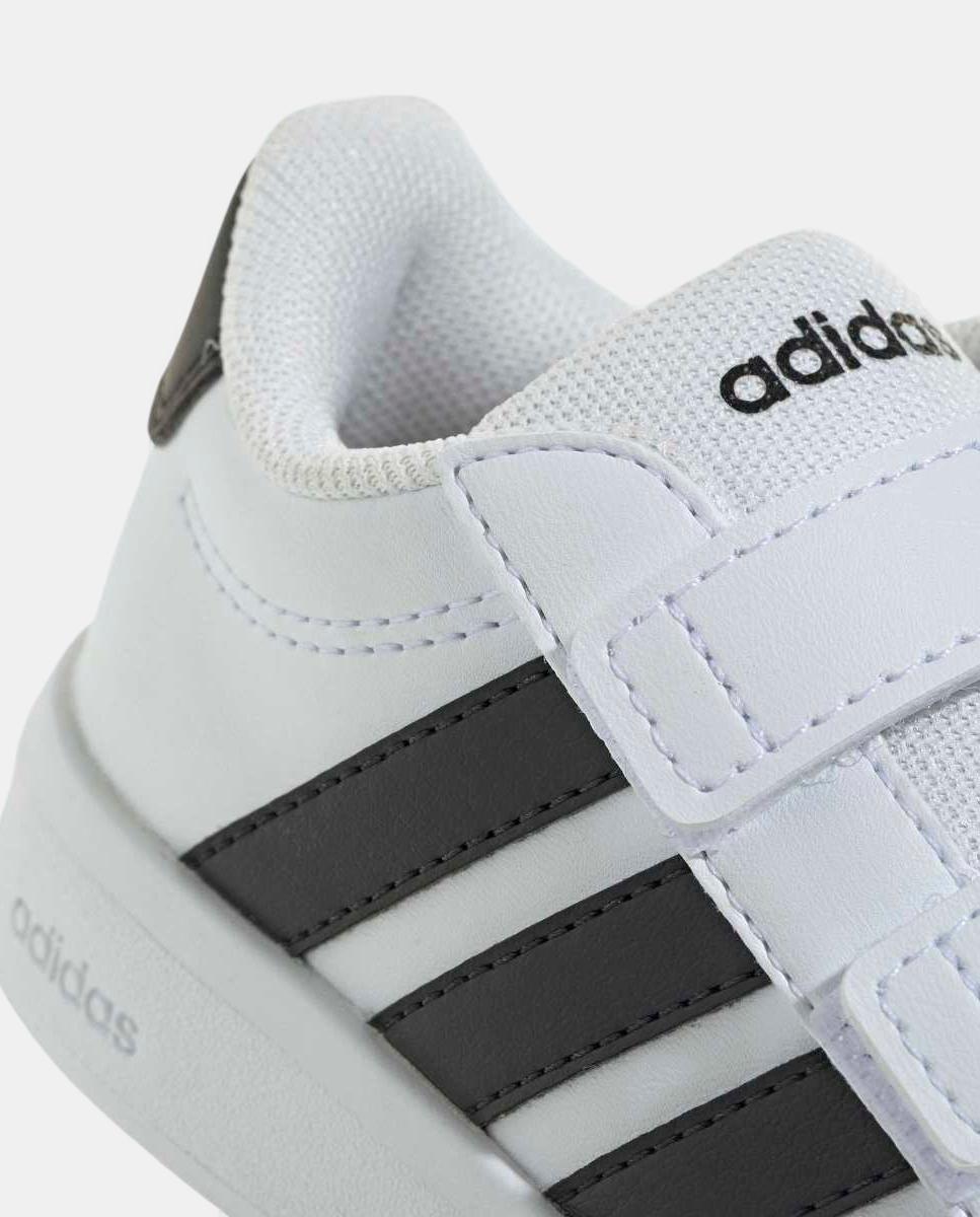 Deportivo bebé niño zapatillas bajas cierre adherente - adidas - Blanco Blanco-8