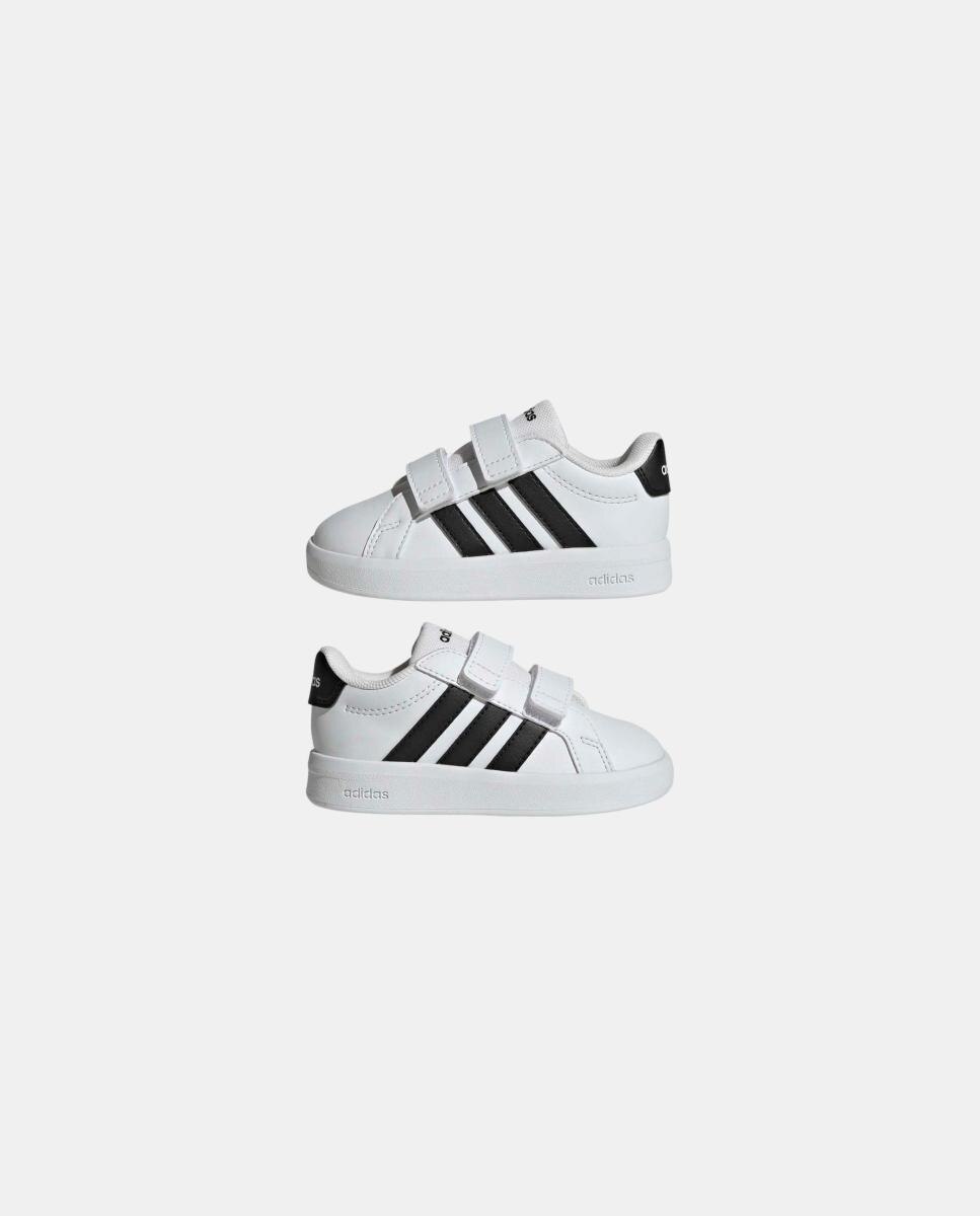 Deportivo bebé niño zapatillas bajas cierre adherente - adidas - Blanco Blanco-9