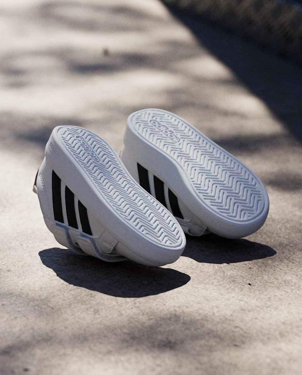 Deportivo bebé niño zapatillas bajas cierre adherente - adidas - Blanco Blanco-11