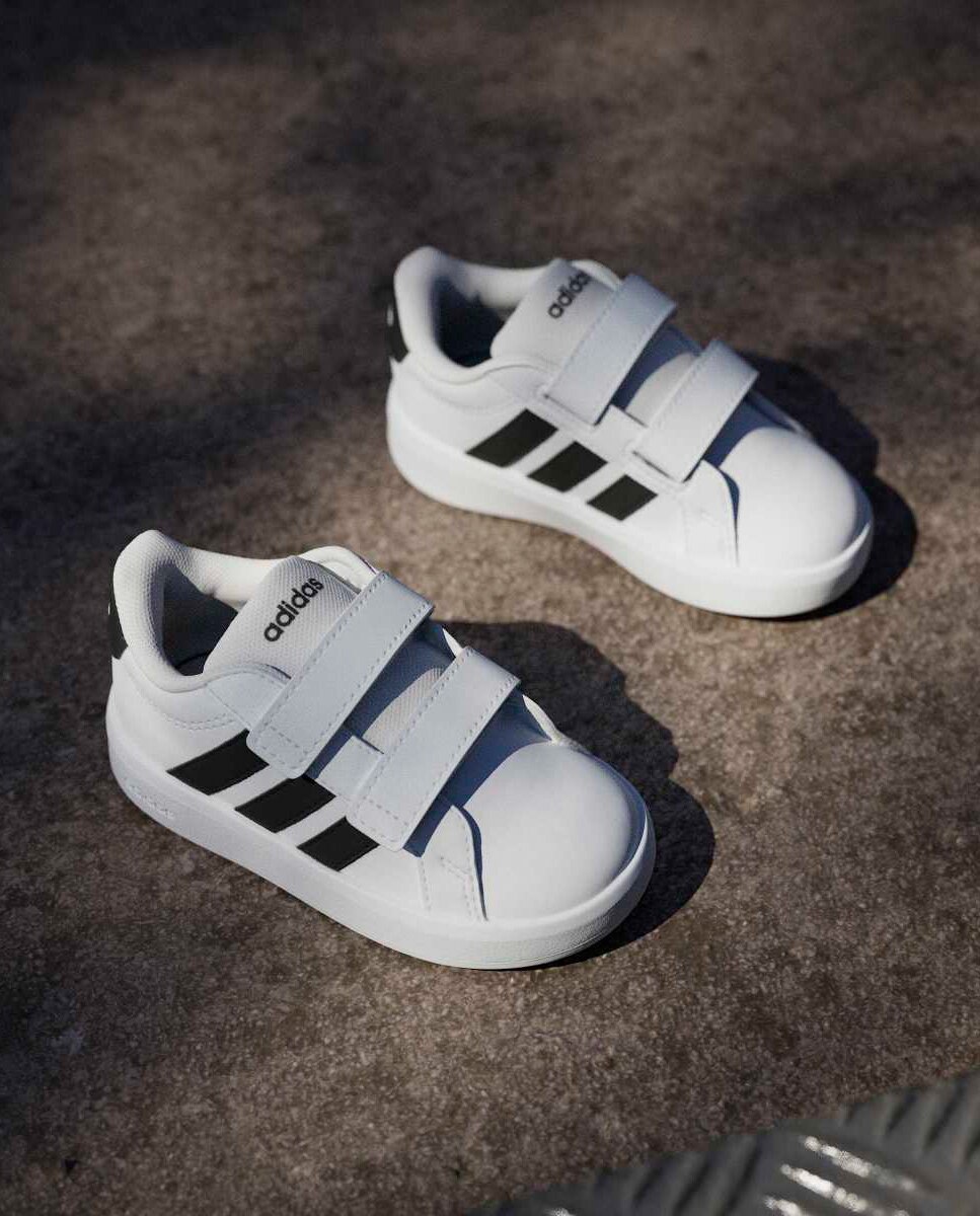 Deportivo bebé niño zapatillas bajas cierre adherente - adidas - Blanco Blanco-12