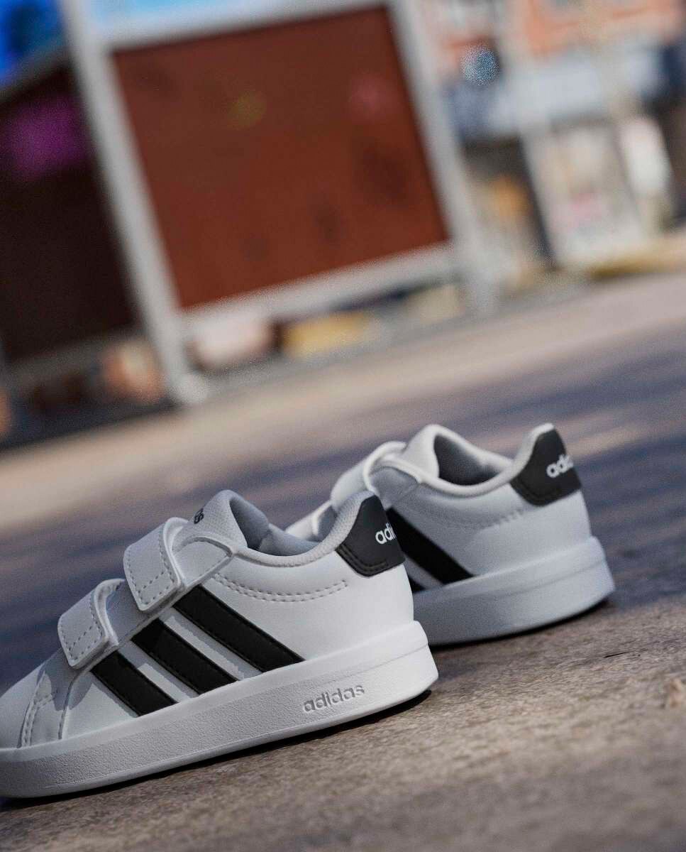 Deportivo bebé niño zapatillas bajas cierre adherente - adidas - Blanco Blanco-16