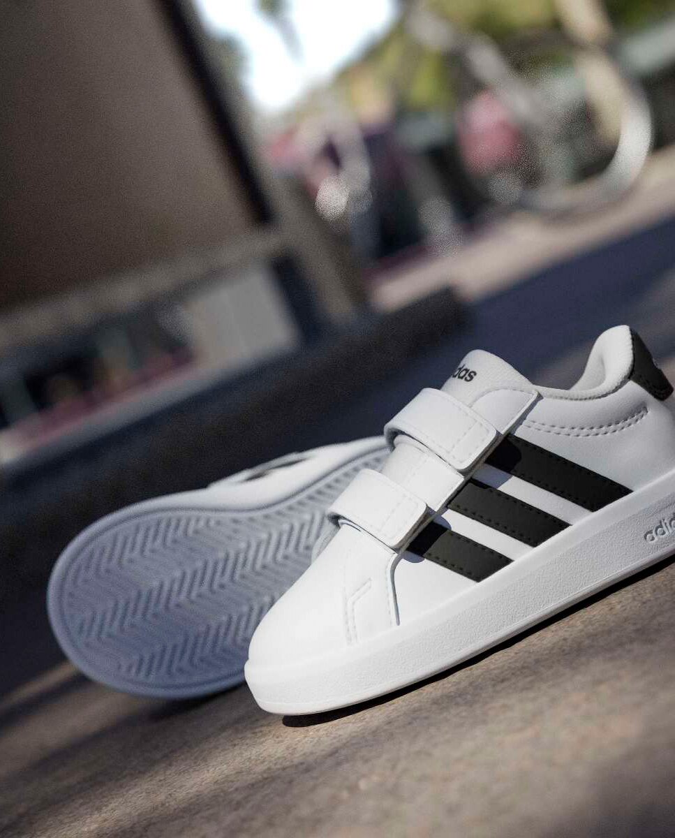 Deportivo bebé niño zapatillas bajas cierre adherente - adidas - Blanco Blanco-17