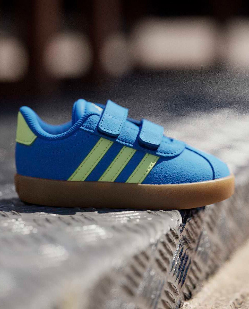 Deportivo bebé niño zapatillas bajas cierre adherente - adidas - Azul Azul-11