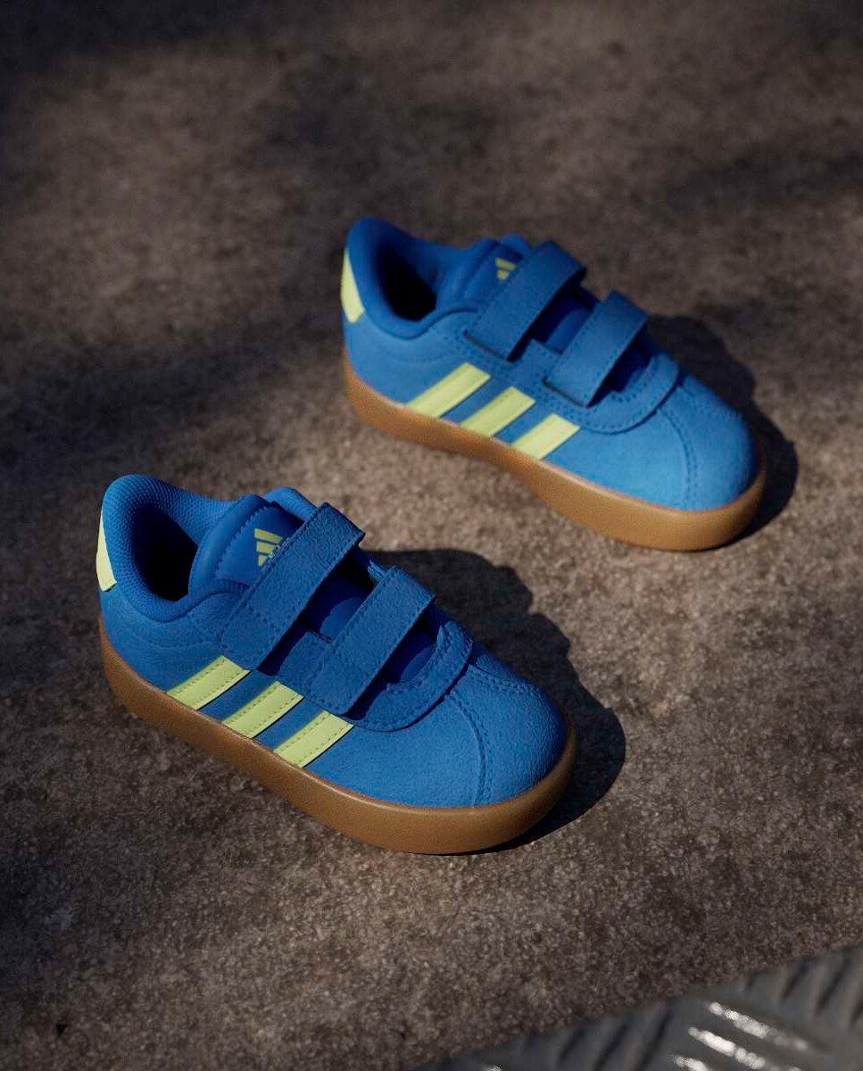Deportivo bebé niño zapatillas bajas cierre adherente - adidas - Azul Azul-13