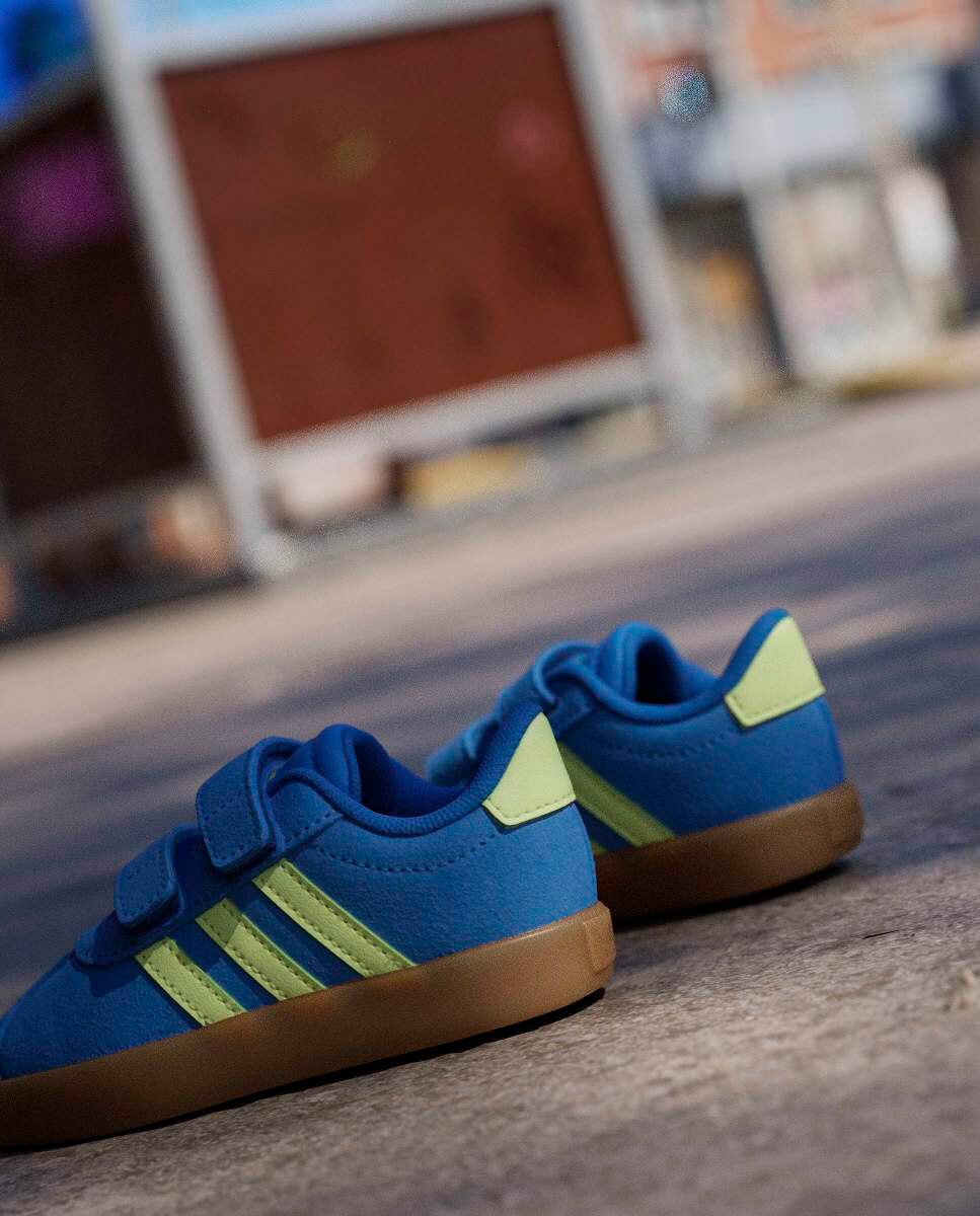 Deportivo bebé niño zapatillas bajas cierre adherente - adidas - Azul Azul-17