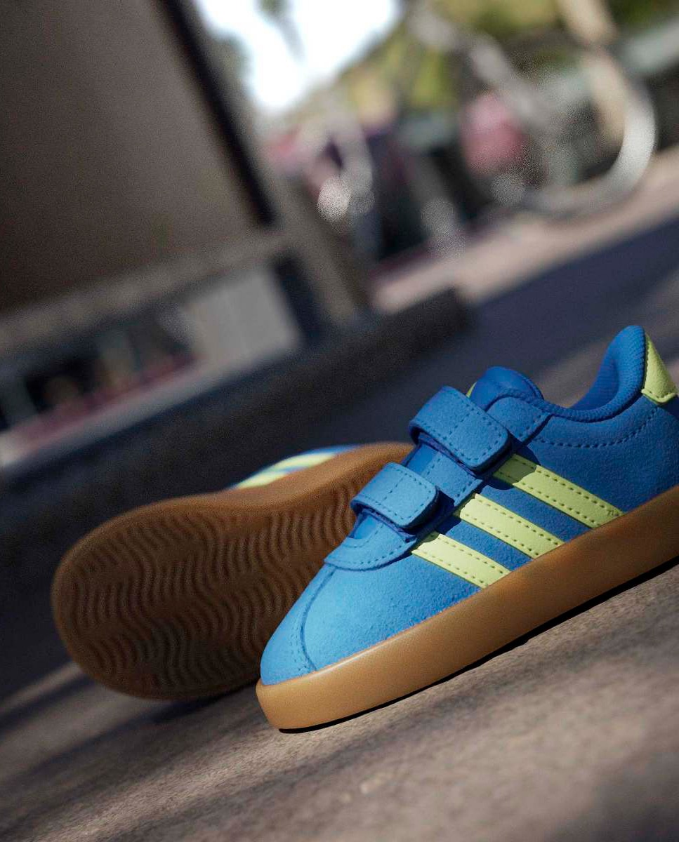 Deportivo bebé niño zapatillas bajas cierre adherente - adidas - Azul Azul-18