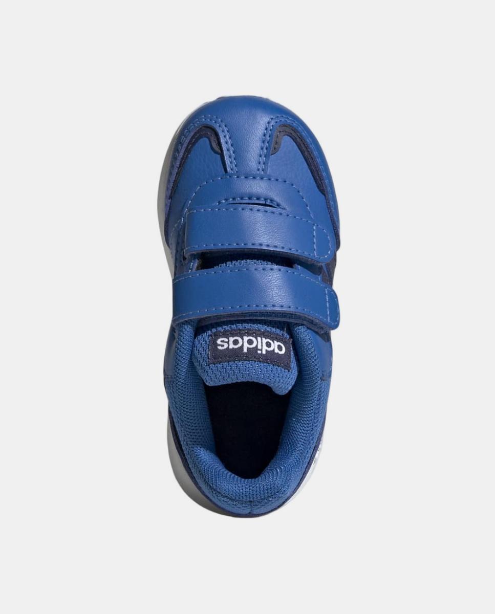 Sapatilhas Baixas de Bebé com Fecho Aderente adidas Azul-2