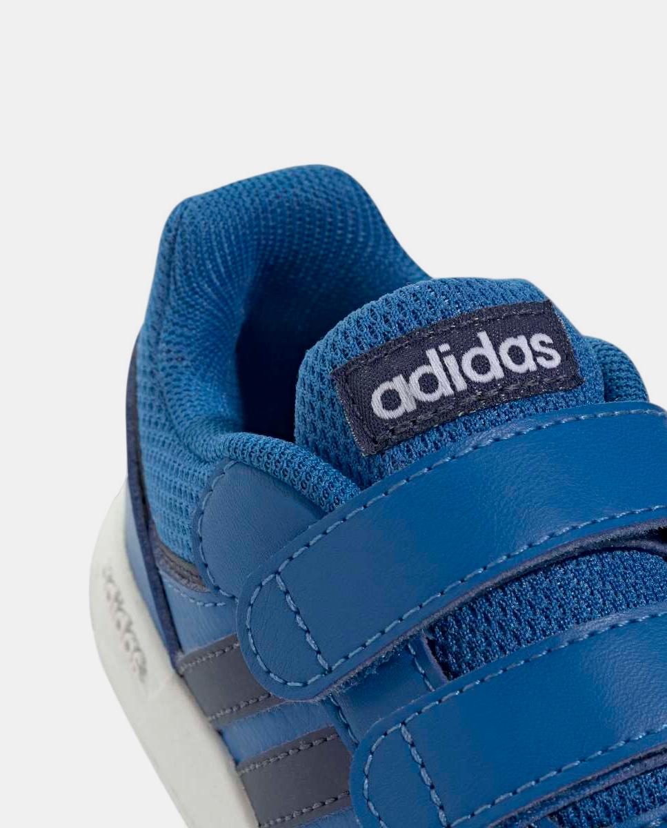 Sapatilhas Baixas de Bebé com Fecho Aderente adidas Azul-7