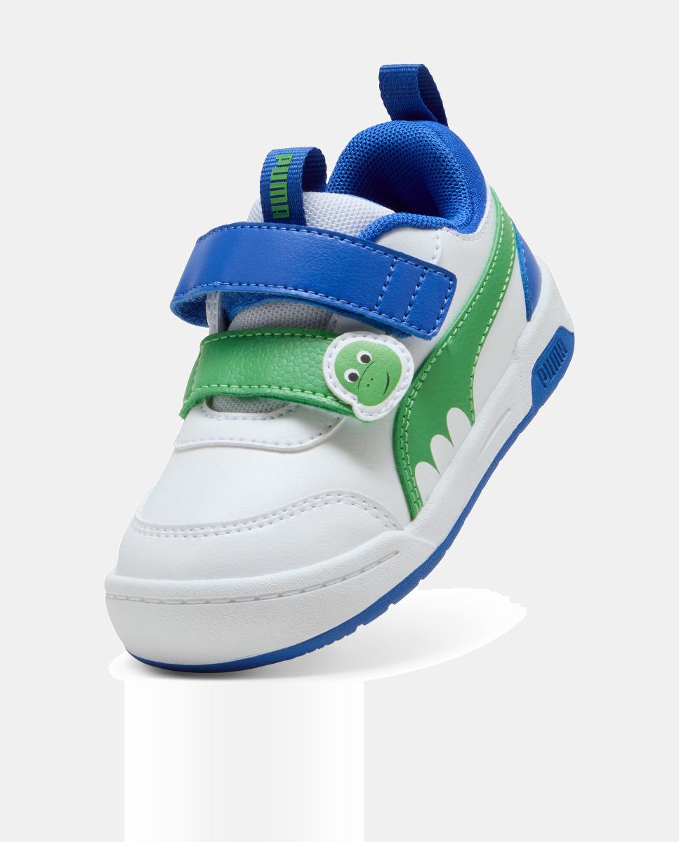 Sapatilhas Infantis Multiflex 2 Dino V Inf Puma Branco-4