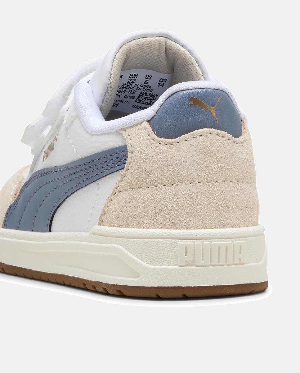 Sapatilhas Infantis Shuffle Downtown Lo OG V Inf Puma Branco-3