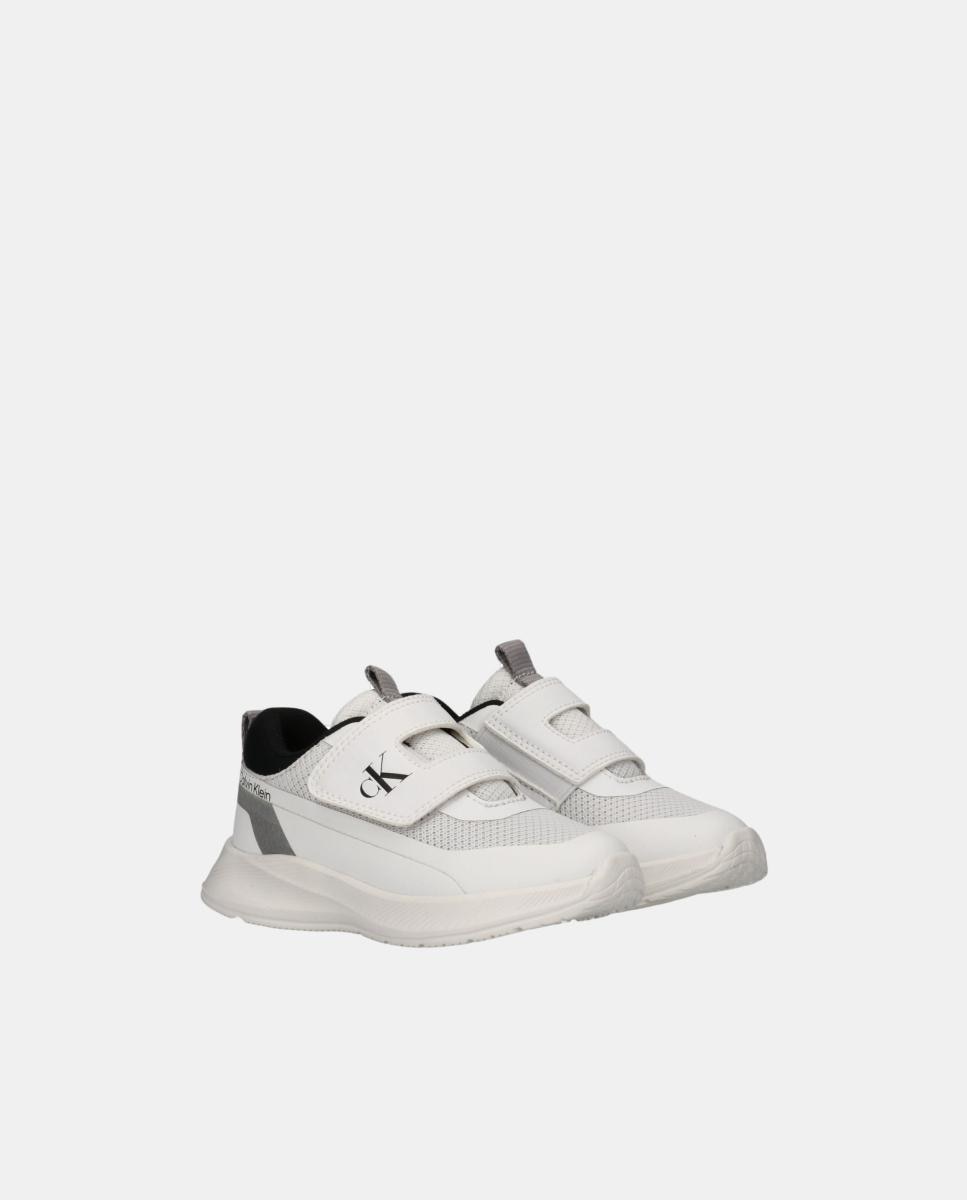 Sapatilhas de Running com Velcro Calvin Klein Branco-2