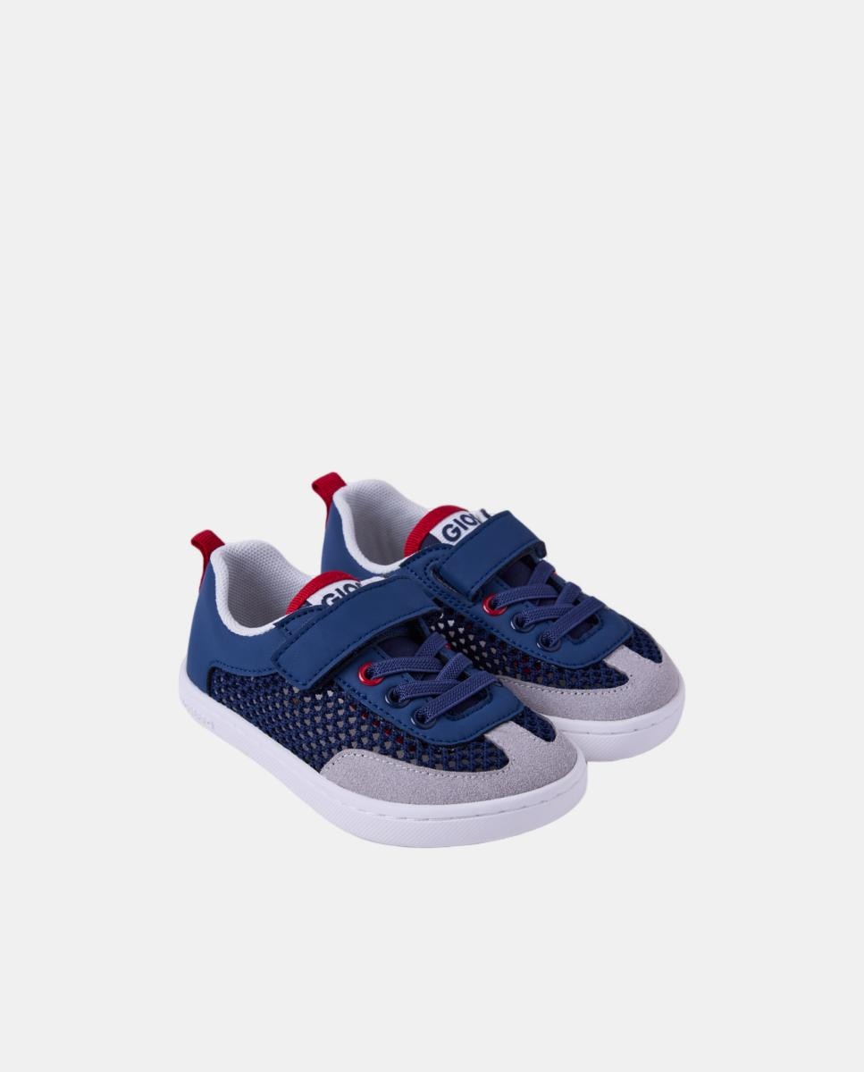 Zapatillas de rejilla de bebé niño - Gioseppo - Azul marino Azul marino-3