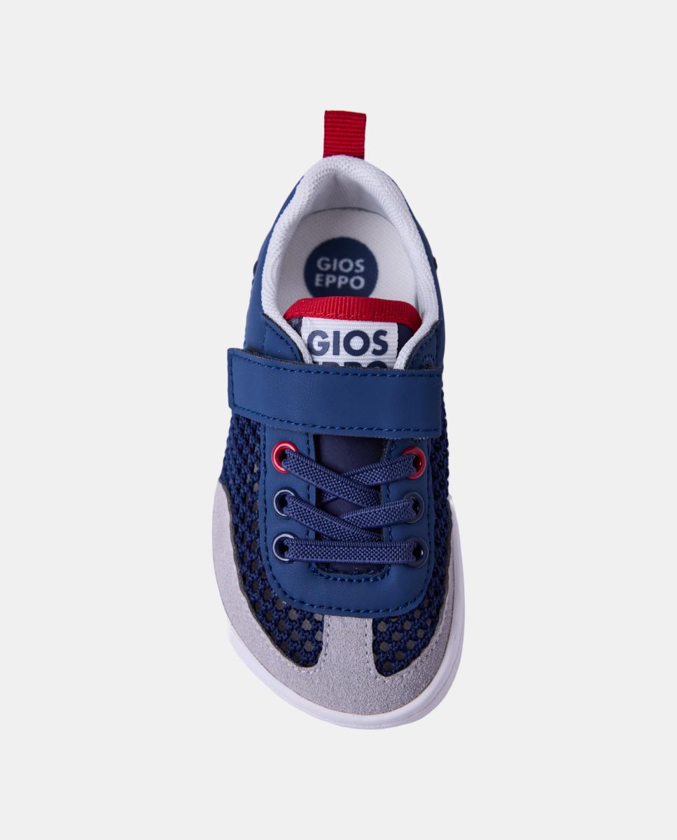 Zapatillas de rejilla de bebé niño - Gioseppo - Azul marino Azul marino-4