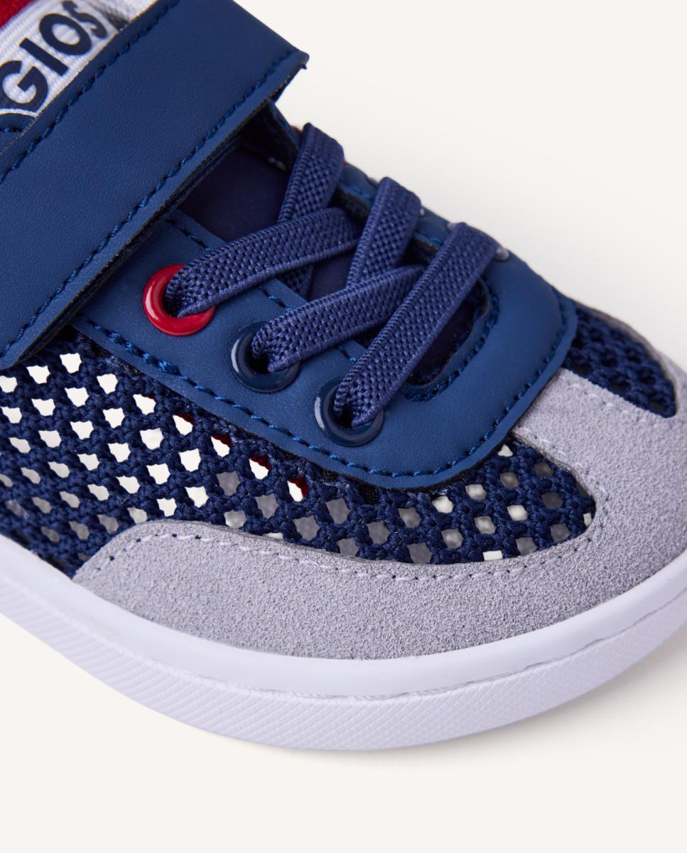 Zapatillas de rejilla de bebé niño - Gioseppo - Azul marino Azul marino-5