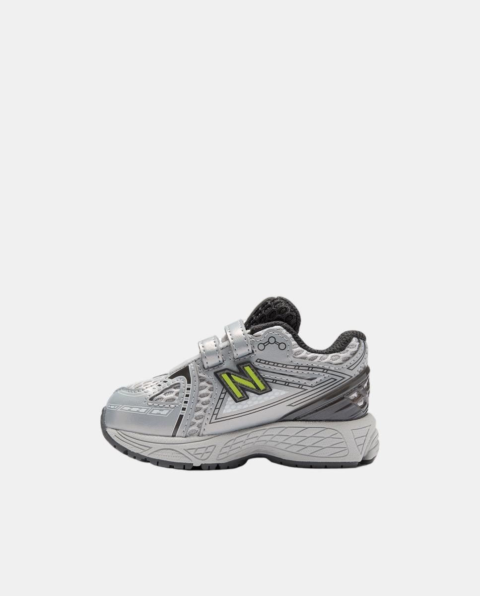 Sapatilhas Casual Infantis 1906 Hook & Loop de Velcro New Balance Cinzento Prateado-2