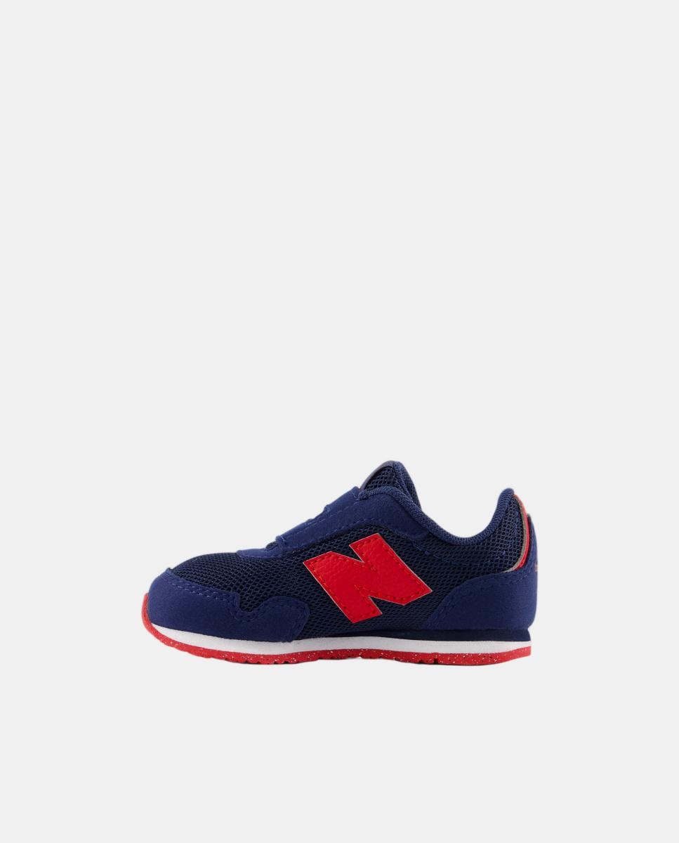 Sapatilhas Casual Infantis 323 Hook & Loop de Velcro Azul-escuro-2