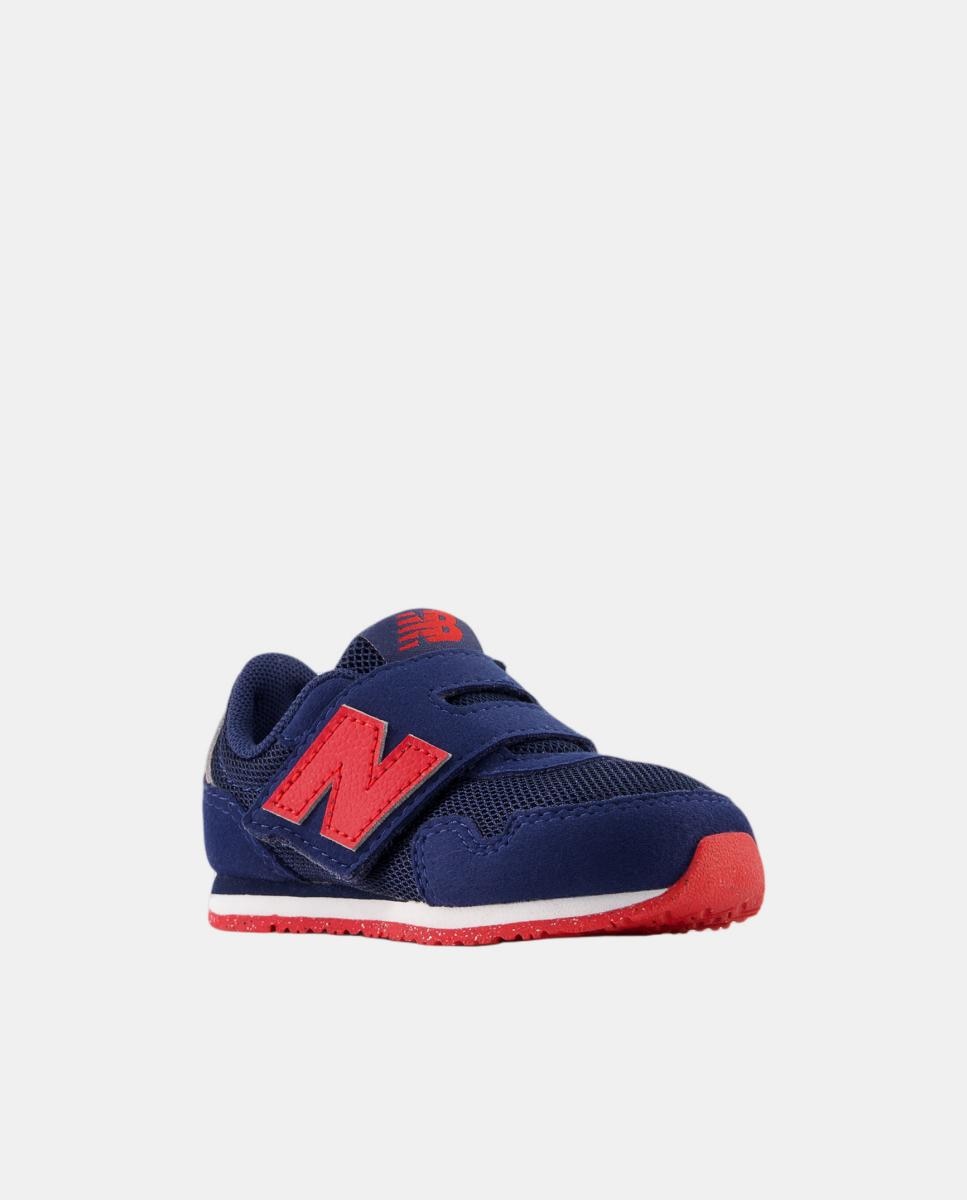 Sapatilhas Casual Infantis 323 Hook & Loop de Velcro Azul-escuro-3