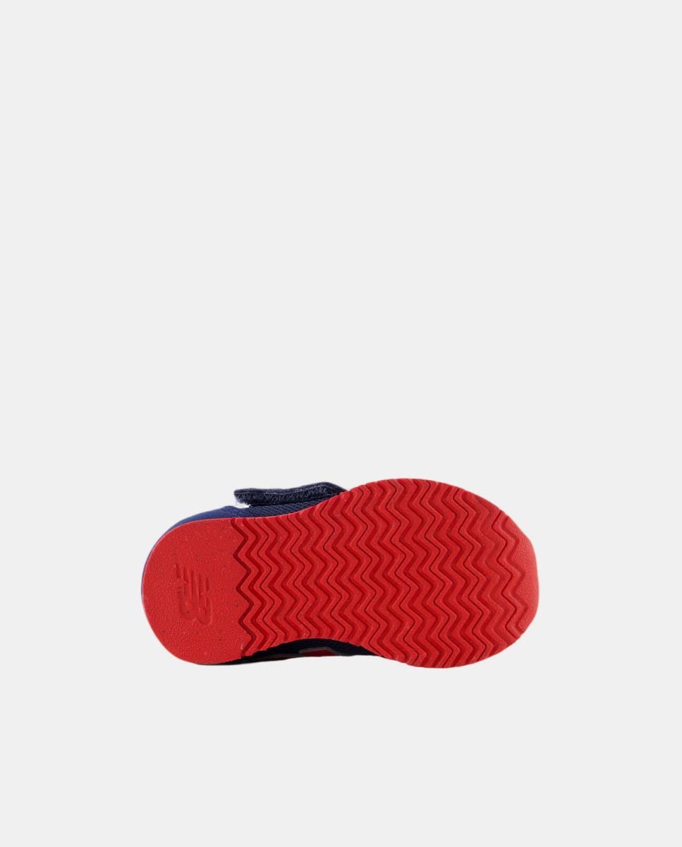 Sapatilhas Casual Infantis 323 Hook & Loop de Velcro Azul-escuro-4