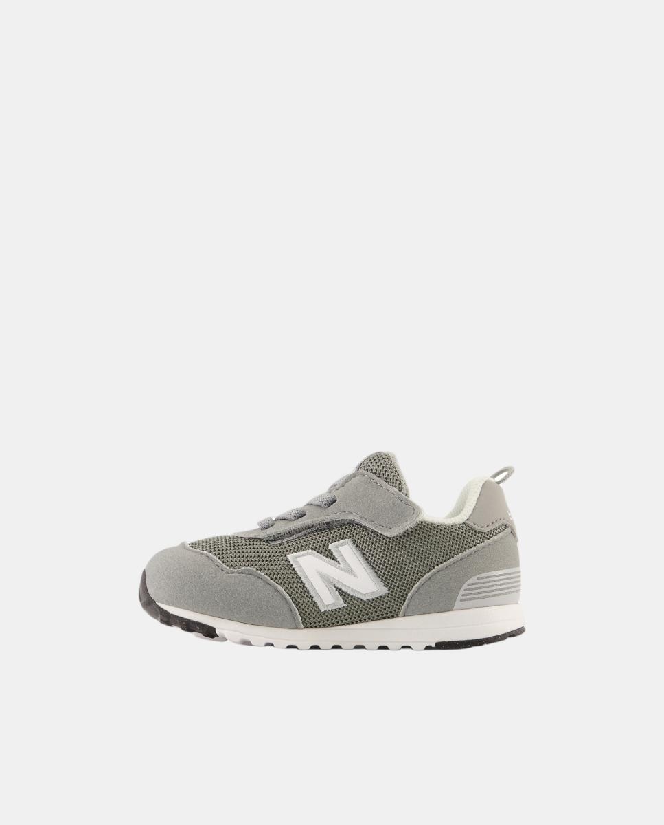 Sapatilhas Casual Infantis 515 NEW-B Hook & Loop com Velcro New Balance Cinzento-2