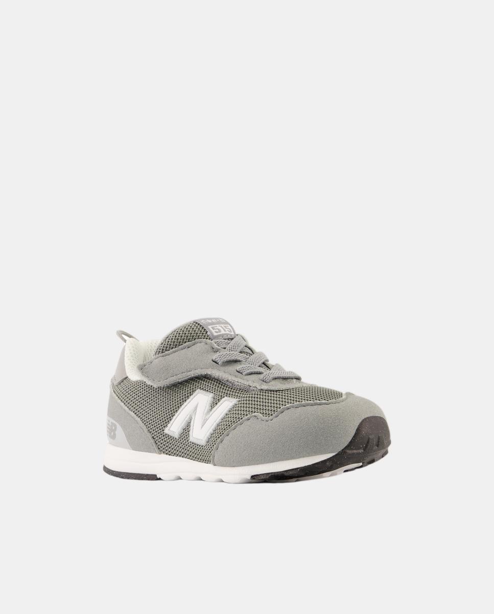 Sapatilhas Casual Infantis 515 NEW-B Hook & Loop com Velcro New Balance Cinzento-4