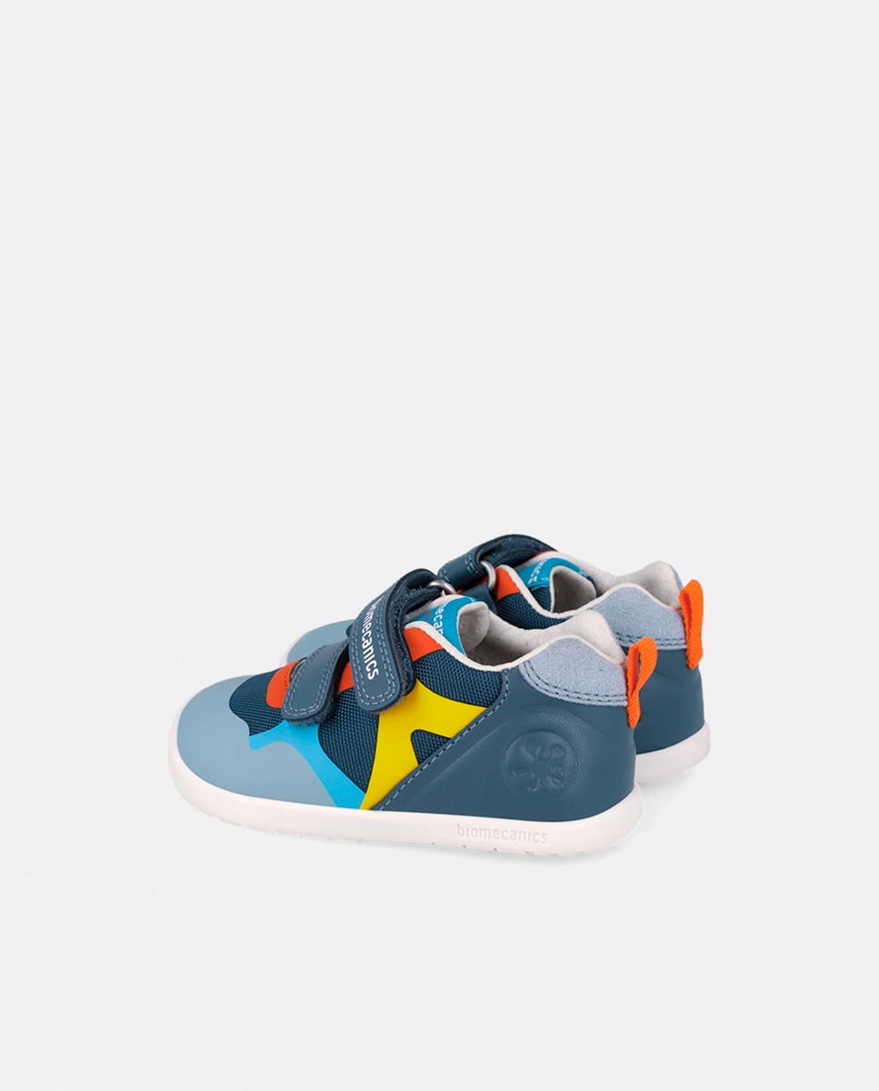 Sapatilhas em Têxtil com Velcro Duplo Multicolor-3