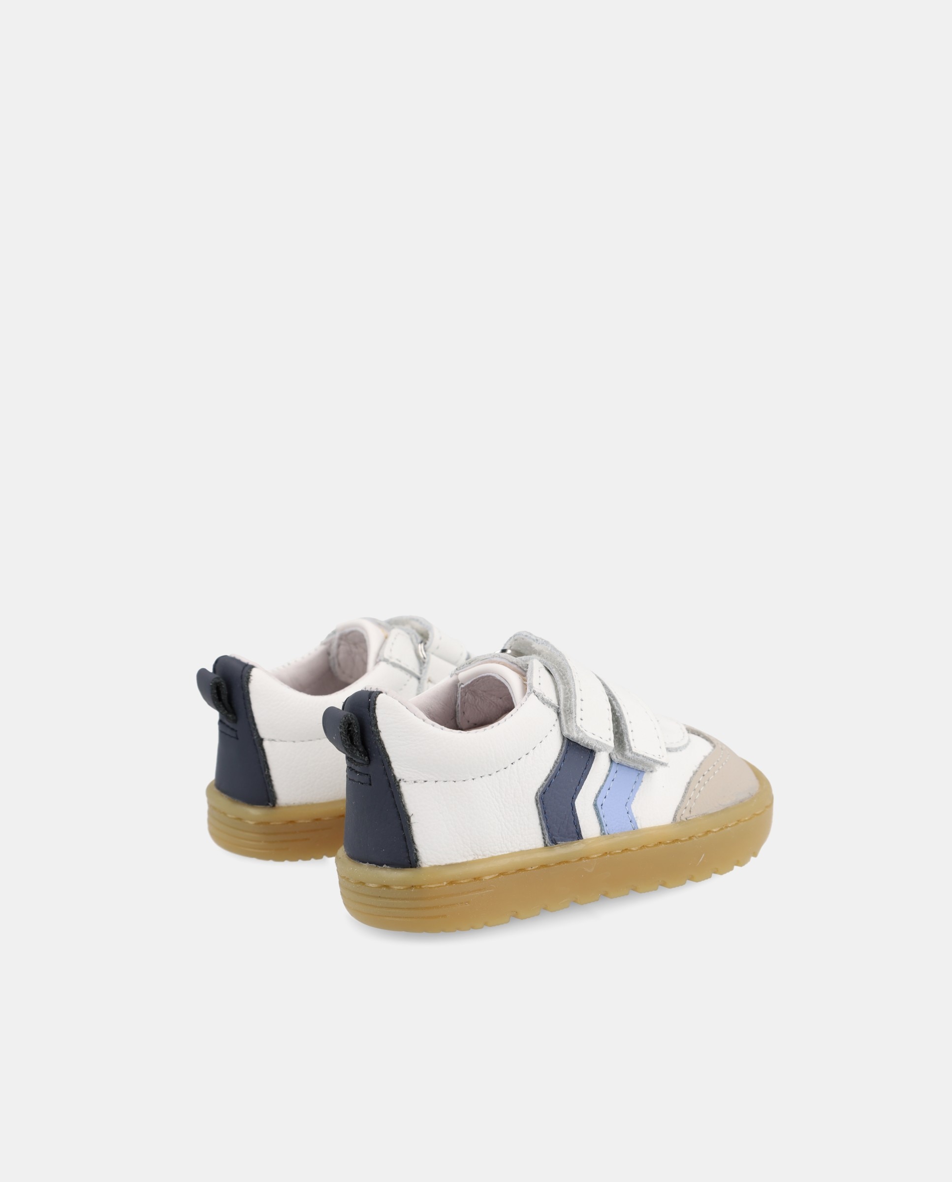 Sapatilhas de Bebé com Atacadores Elásticos e Fecho de Velcro Blanditos Branco-3