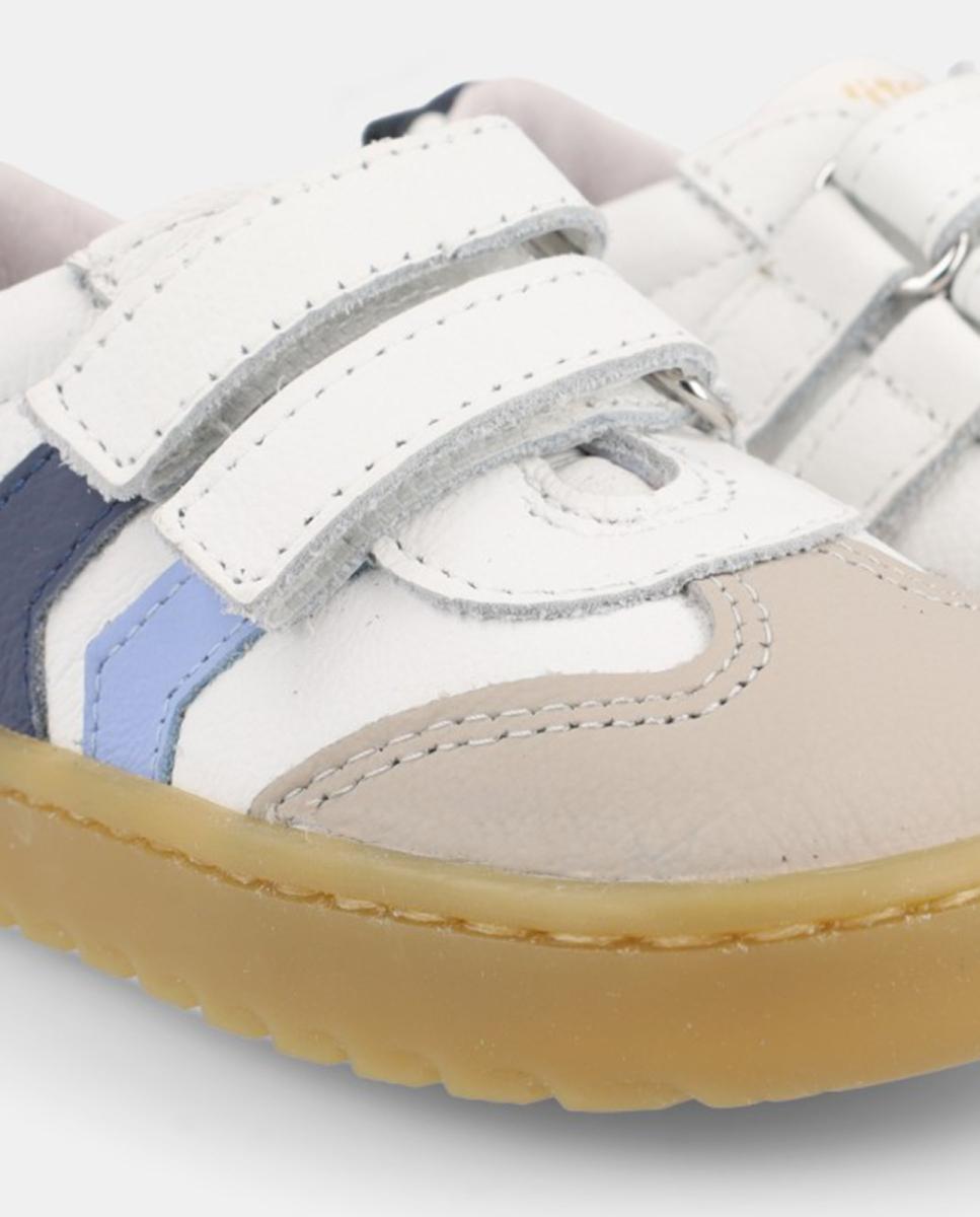 Sapatilhas de Bebé com Atacadores Elásticos e Fecho de Velcro Blanditos Branco-4