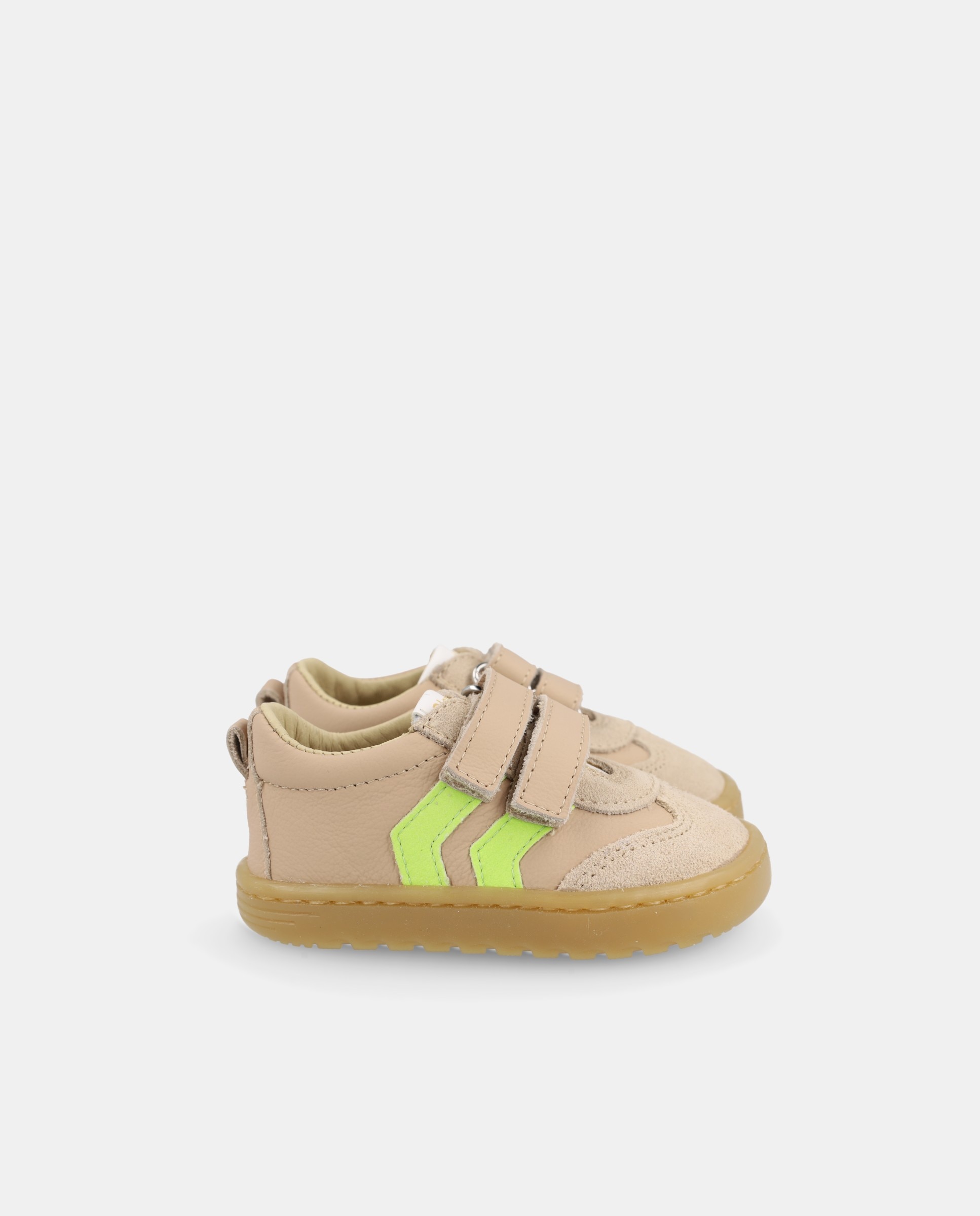 Deportivo bebé niño cordones elástico cierre velcro - Blanditos - Beige Beige-1