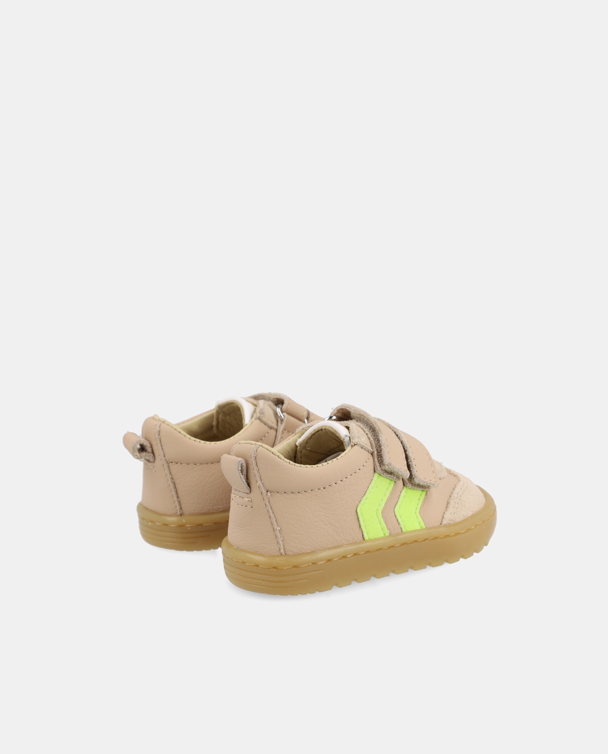 Deportivo bebé niño cordones elástico cierre velcro - Blanditos - Beige Beige-3