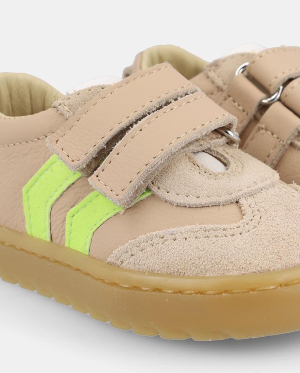 Deportivo bebé niño cordones elástico cierre velcro - Blanditos - Beige Beige-4