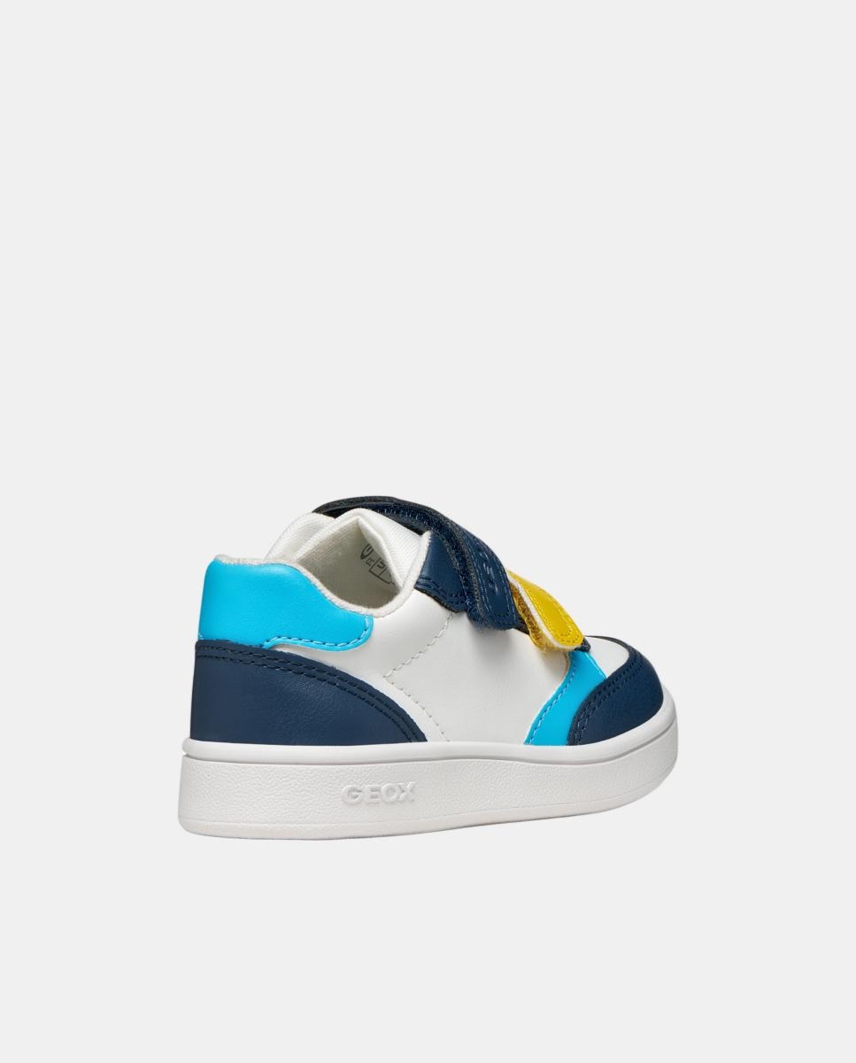 Sapatilhas Transpiráveis de Inspiração Desportiva de Bebé Geox Azul-marinho-4