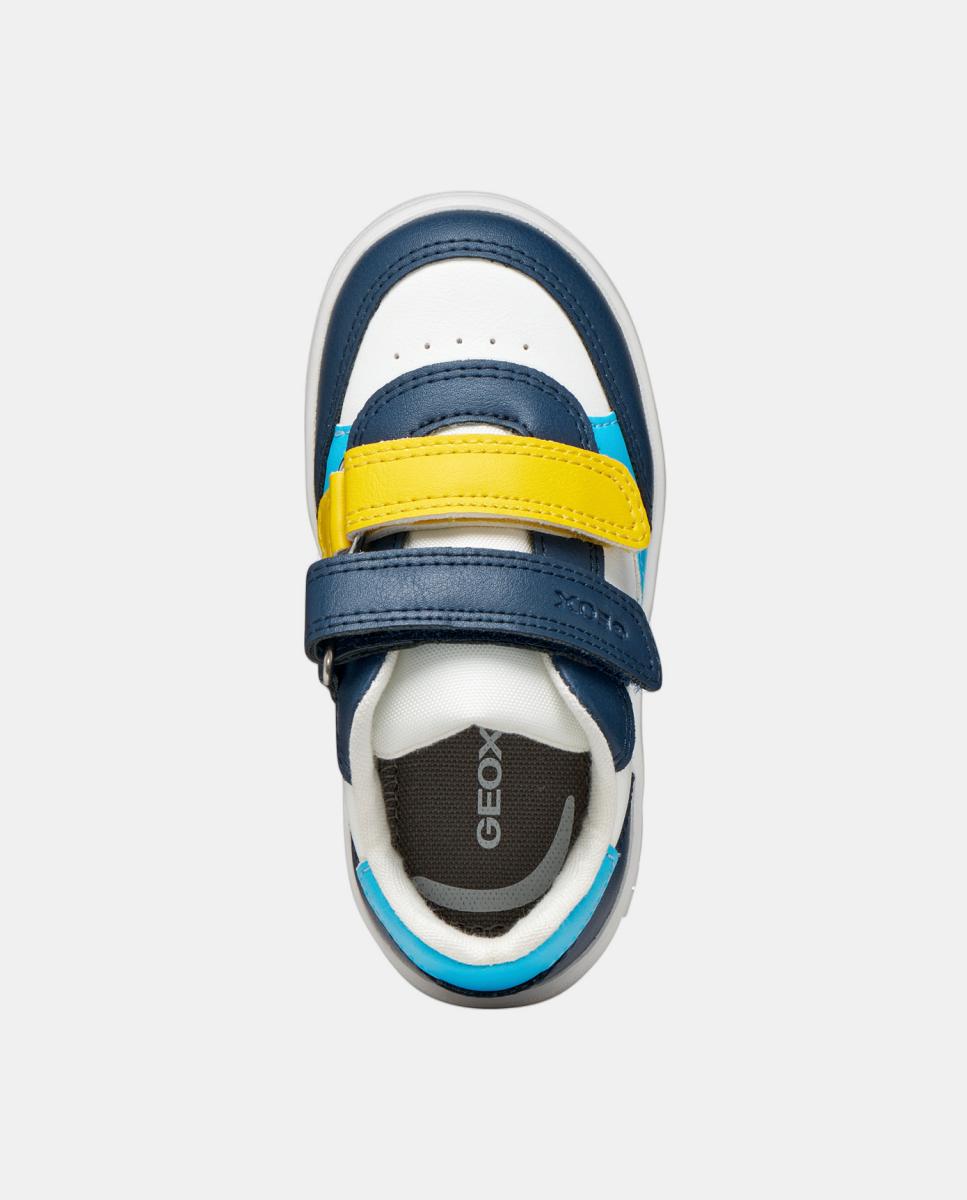 Sapatilhas Transpiráveis de Inspiração Desportiva de Bebé Geox Azul-marinho-5