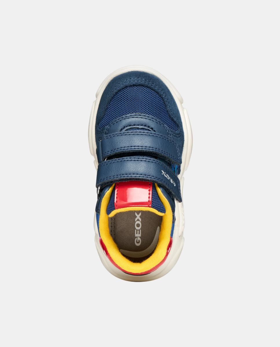Sapatilhas Low Cut Transpiráveis de Bebé Superman Geox Azul-marinho-8