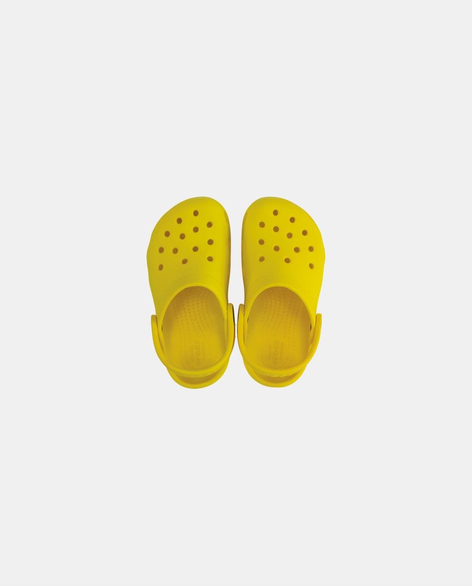Socas de Bebé Classic Clog Amarelo-2