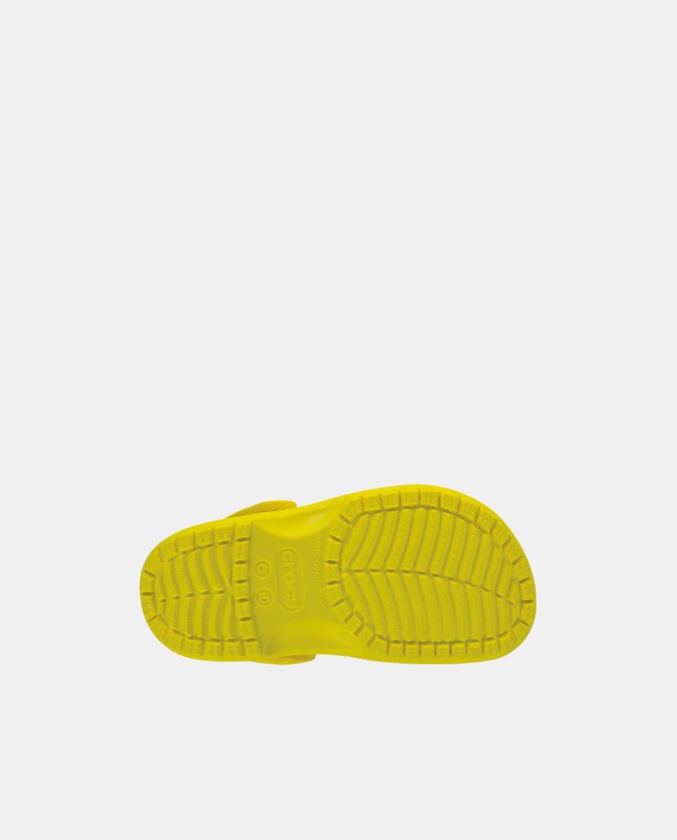 Socas de Bebé Classic Clog Amarelo-3