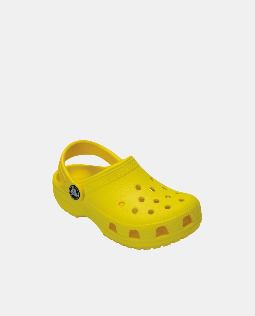 Socas de Bebé Classic Clog Amarelo-4