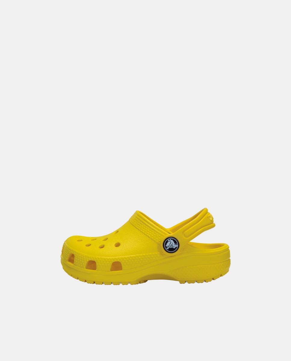 Socas de Bebé Classic Clog Amarelo-6