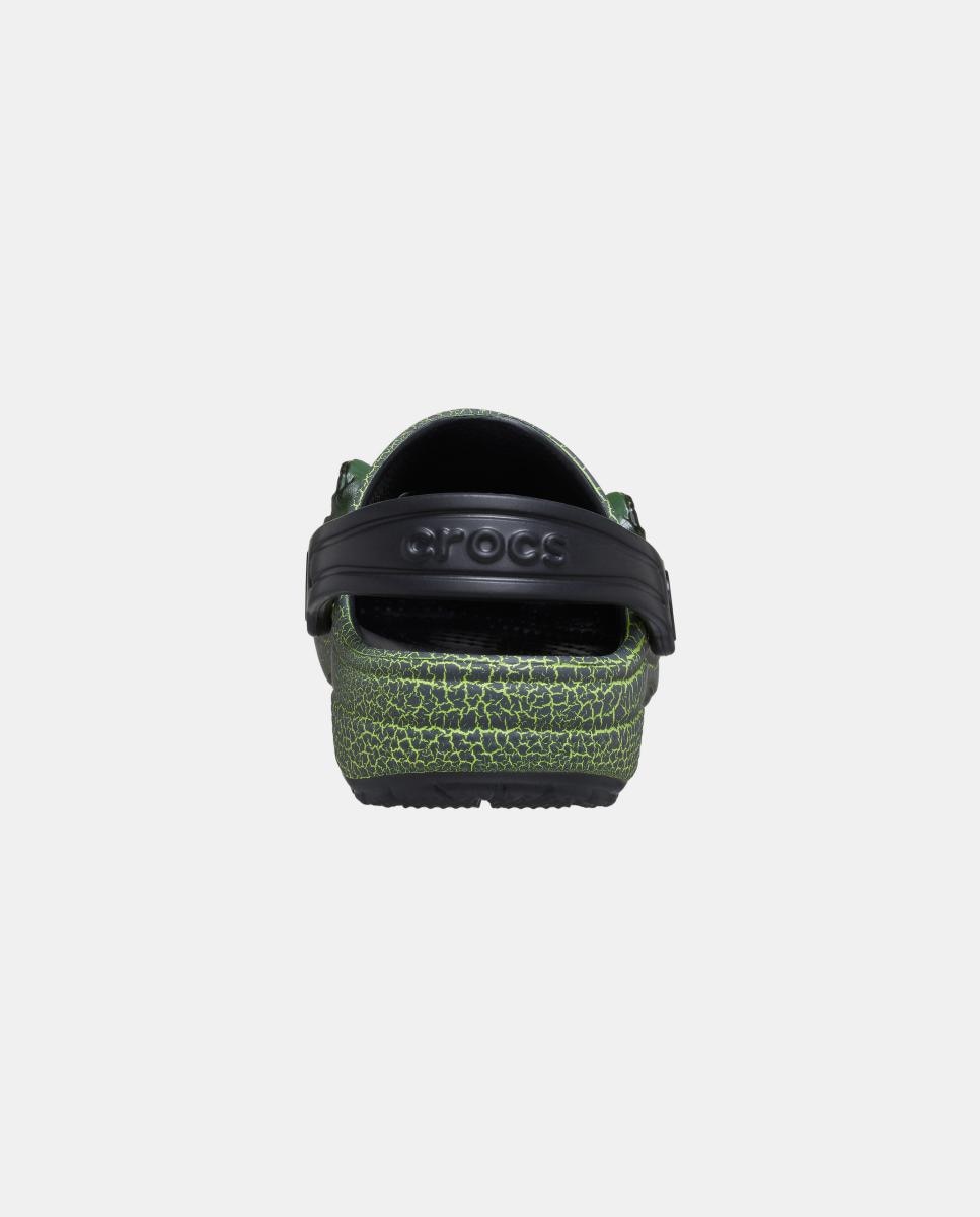 Socas de Bebé Classic IAM Scary Dino Clog Crocs Preto-2