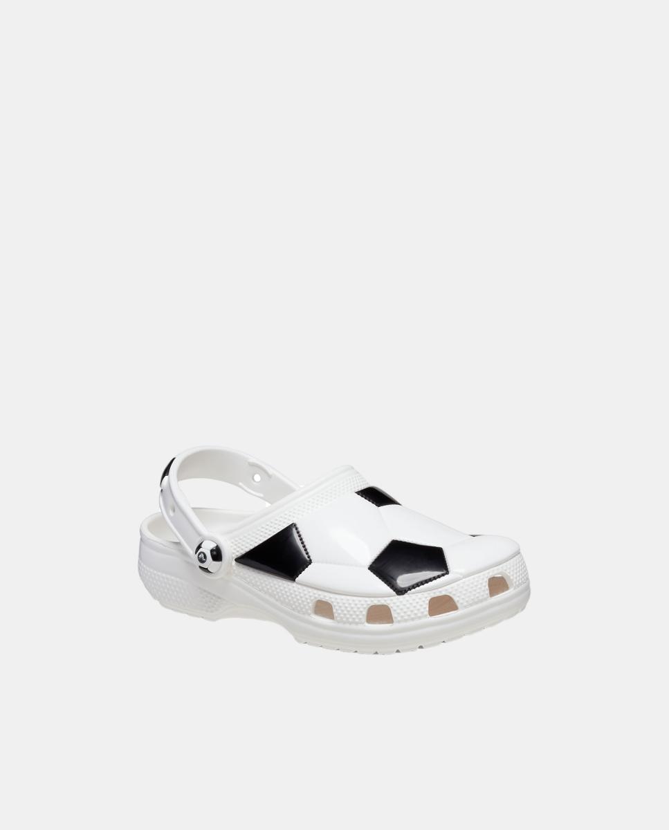 Socas de Bebé Classic Soccer Ball Clog Branco-4