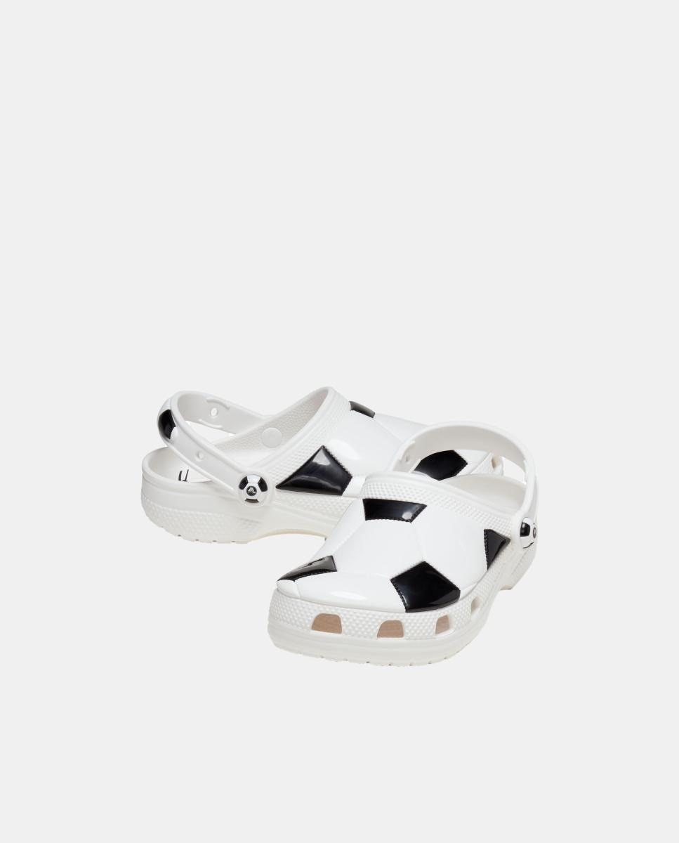 Socas de Bebé Classic Soccer Ball Clog Branco-5