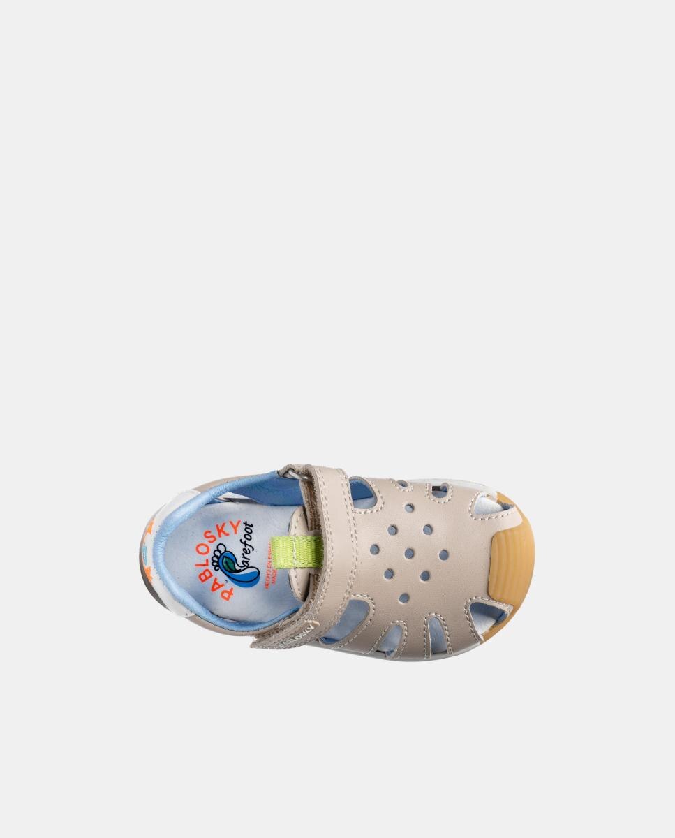 Sandalias Barefoot de bebé niño - Pablosky - Natural Natural-4