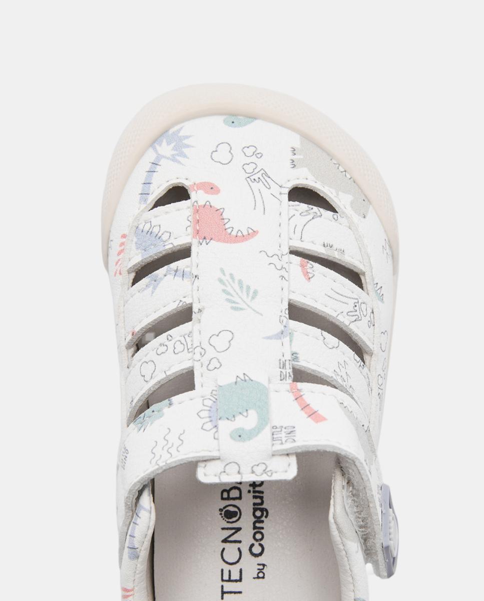 Sandálias Respeitadoras com Estampado de Dinossauros TECNOBABY BY CONGUITOS Multicolor-3