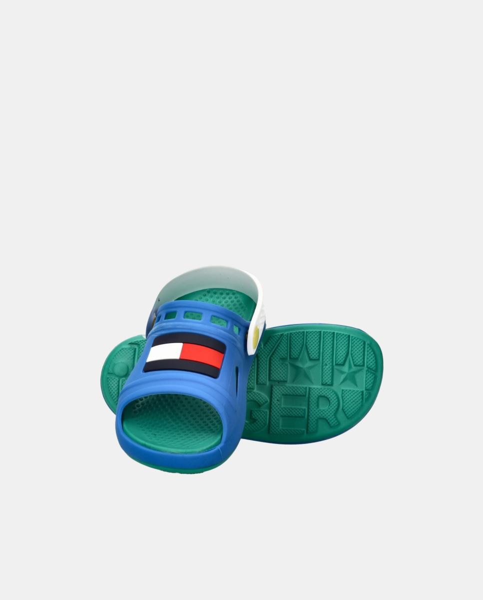 Sandálias de Banho de Bebé com Tira Traseira Tommy Hilfiger Azul-3