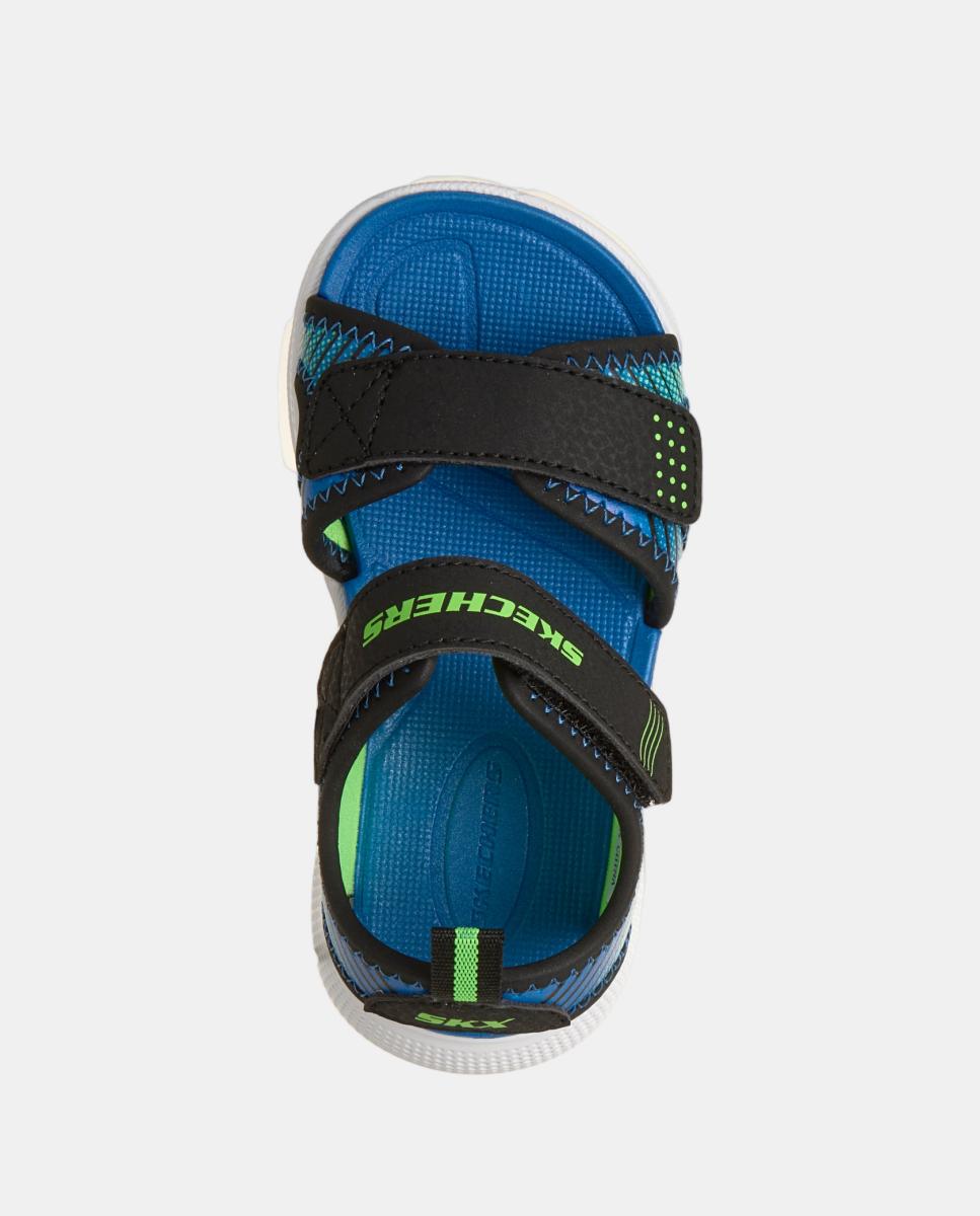 Sandálias Fechadas com Ajuste de Velcro Skechers Azul-marinho-2