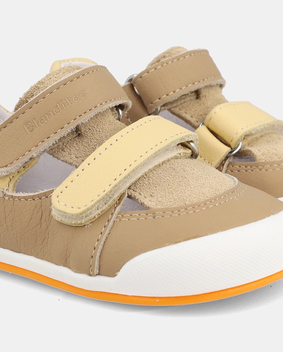 Sandálias de Bebé Natural-4