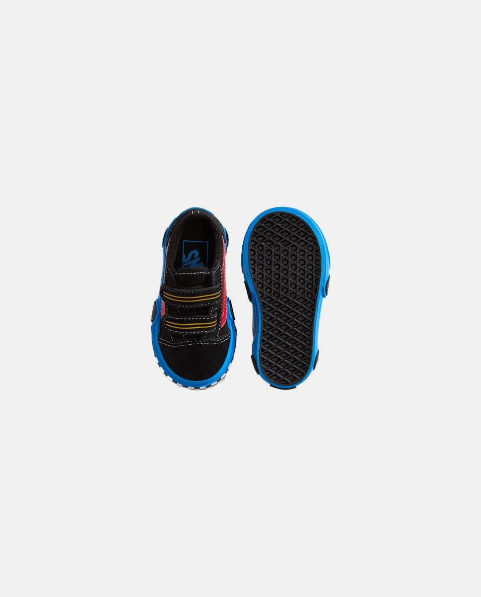 Sapatilhas causal modelo Old Skool Velcro Vans Multicolor-2