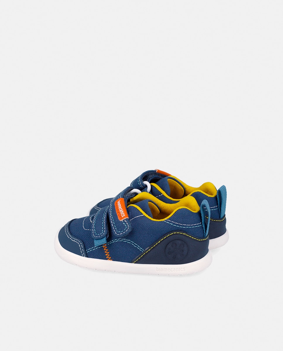 Sapatos de Lona com Velcro Duplo Biomecanics Azul-3
