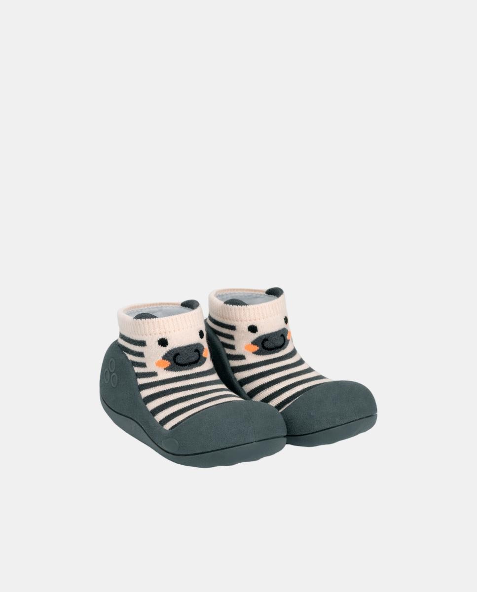 Botas de Tricot de Bebé Attipas Branco-3
